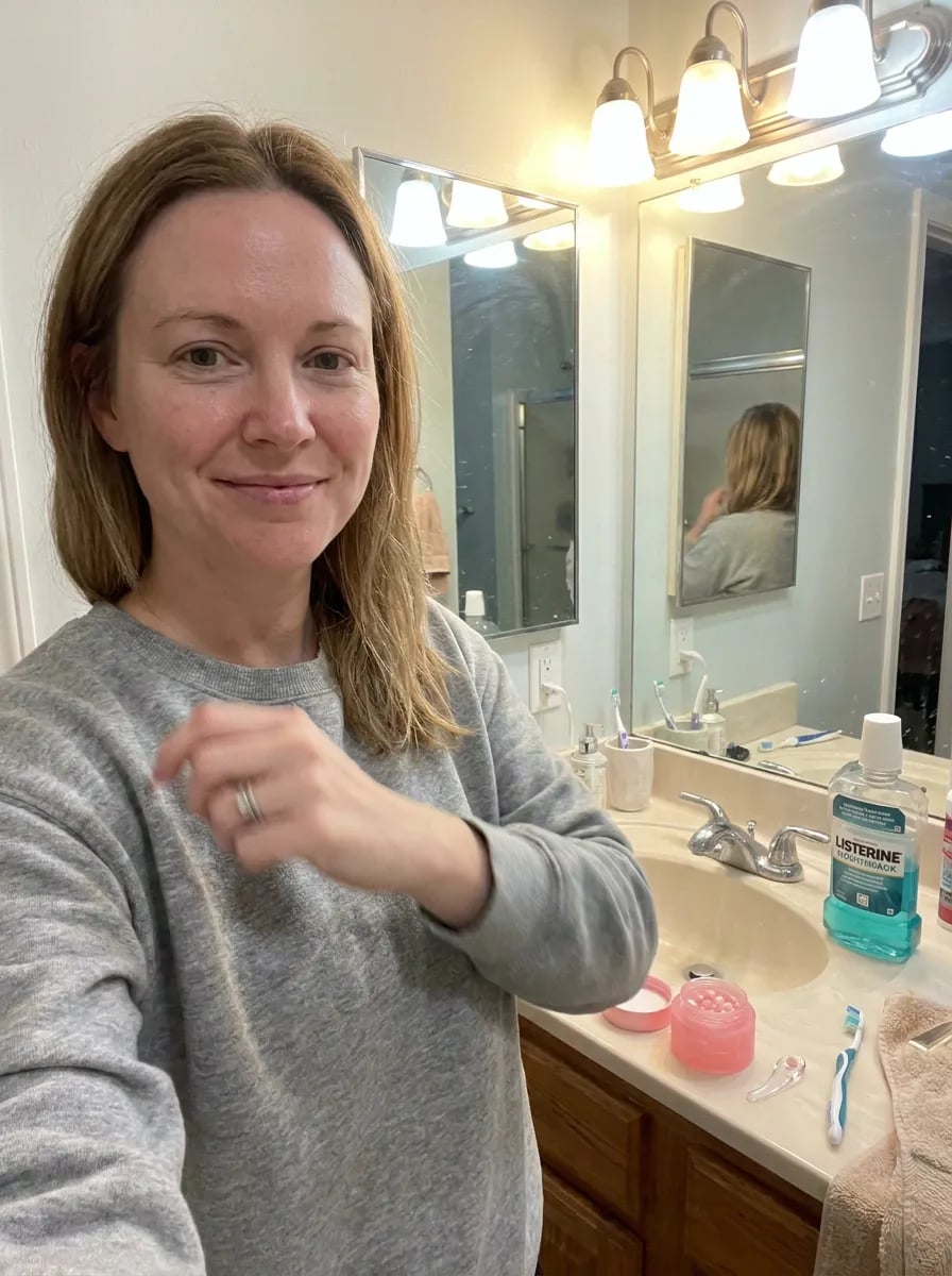 Customer photo — Polynae Polynae PDRN Collagen Capsule Cream — unboxing the product, 5-star review.