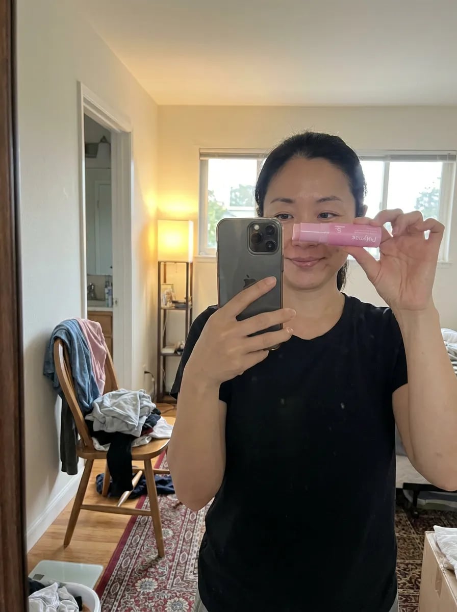 Customer photo — Polynae Polynae PDRN Collagen Volume Balm — product in hand, 5-star review.