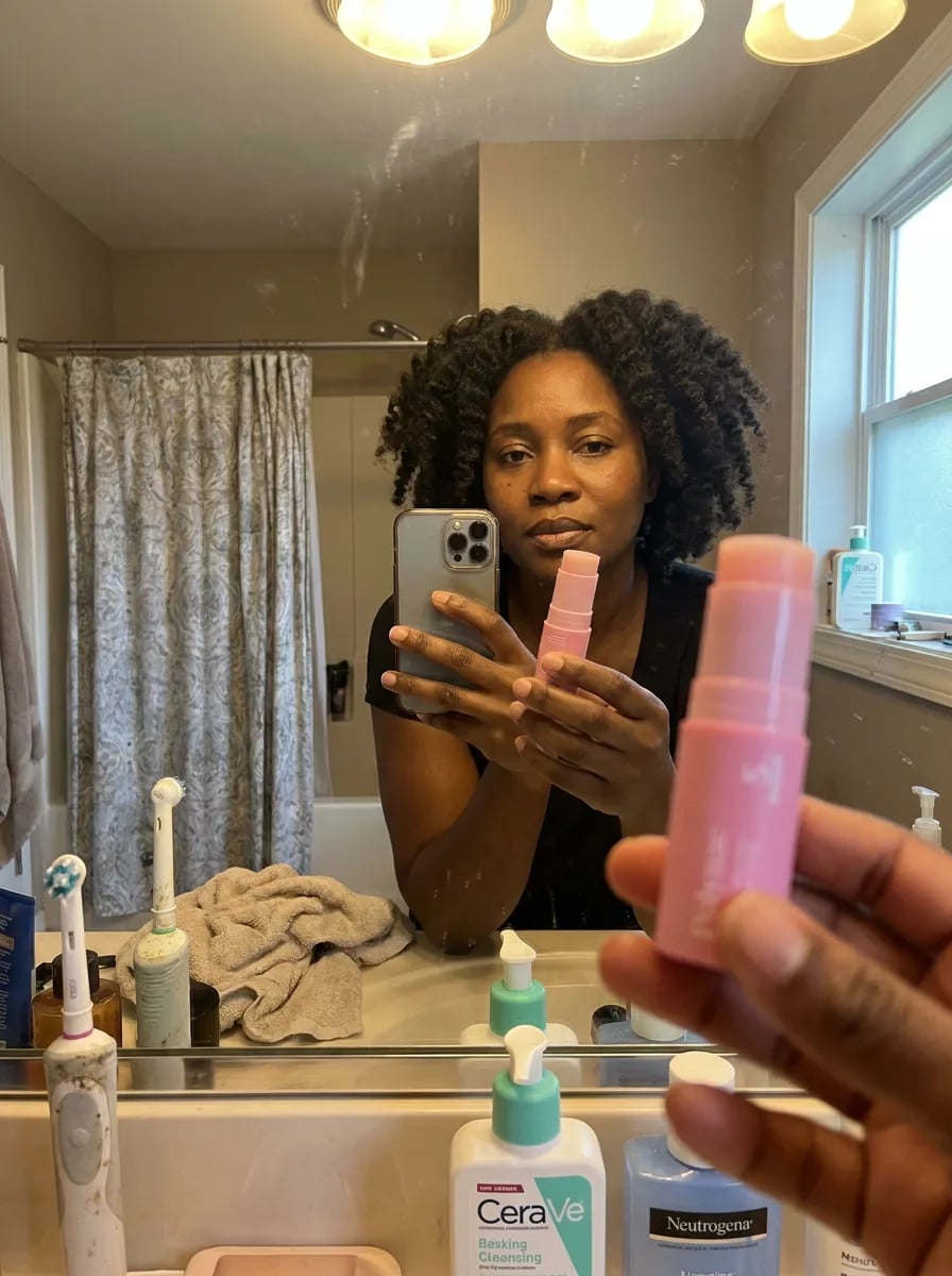 Customer photo — Polynae Polynae PDRN Collagen Volume Balm — product in hand, 5-star review.