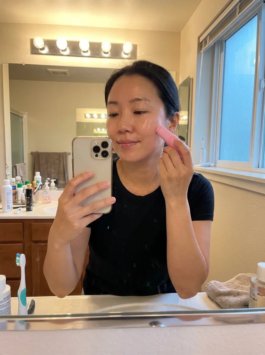 Customer photo — Polynae Polynae PDRN Collagen Volume Balm — product in use, 5-star review.